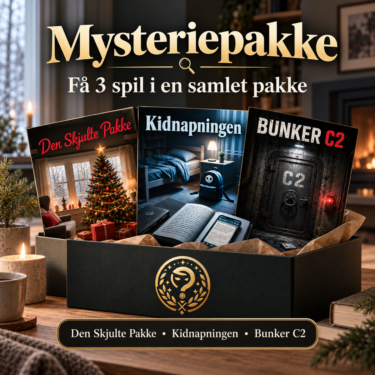 Det Ultimative Mysteriepakke – Tre Gådefulde Spil