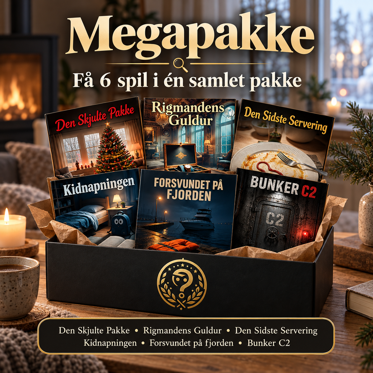 Mega pakken - 6 spændende mysterier samlet i én pakke