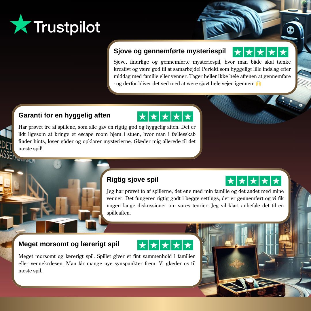 Mysteriespil: Mordet på Papkassefabrikken